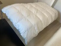 無印良品 防ダニ 羽毛掛ふとん・一層式／クイーン 210×210cm