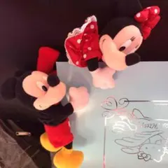ミッキー ミニー くっつき マスコット