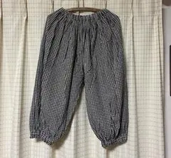 リネン サルエルパンツ