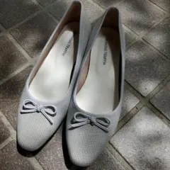 バレエシューズ　チェック　38