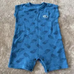 THE NORTH FACE ロンパース 80 青