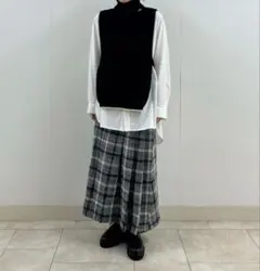 【2023aw美品】Y's プリーツ巻きスカートのサムネイル