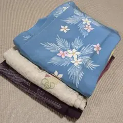 3763 付け下げ着物まとめ売り3着！リメイク•お稽古用など☆