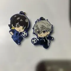でふぉラバ！ブルーロックキーホルダー 蜂楽、凪2個セット