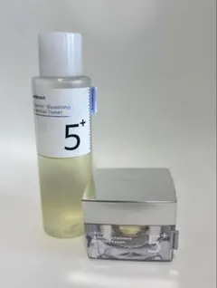 〔ナンバーズイン　5番〕　エッセンシャルトナー & クリーム　セット