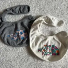 【超美品】THE NORTH FACE ベビー スタイ 2枚セット　花柄