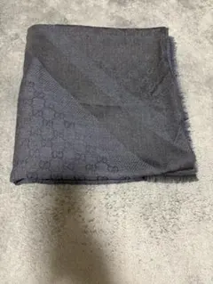 美品　GUCCI グッチ GG柄 大判ストール ウール シルク混 281942