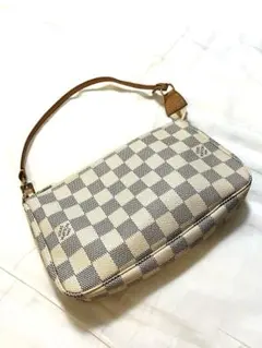 LOUIS VUITTON アクセサリーポーチ ダミエ アズール