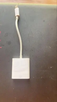 Lightning アップルコネクタ SDカードデータ転送・ホワイト