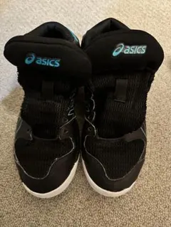 asics バスケットボールシューズ 黒/青