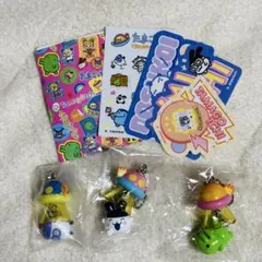 たまごっちUFOスイング3個セット　たまごっちステッカー4枚付き