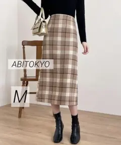 181 ABITOKYO バックスリットチェックスカートのサムネイル