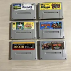 スーパーファミコン用ソフト 6種類