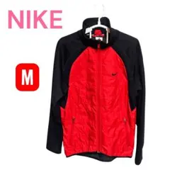 NIKE 中綿ジャケット M 赤×黒 軽量 スポーツ