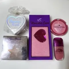 メイクアップレボリューション アイシャドウ ハイライター チーク リップ セット