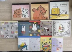 メモ帳12点　キャラクター