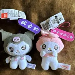 マイメロディ・クロミ エモきゅんセリフ付きマスコット　2体セット