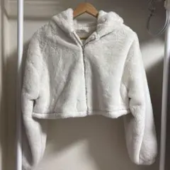 INGNI ファーアウター 白 ホワイト ショート丈