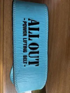 ALL OUT トレーニングベルト 青　XS