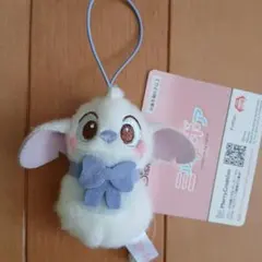 ディズニーキャラクター ミルキーボアプチ 雪だるまマスコット スティッチ