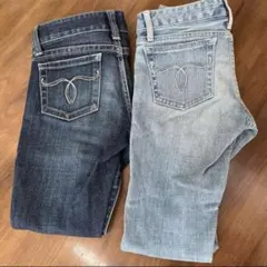moussy デニム　スキニー　2本セット