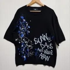 【AZUL by moussy半袖ニット】アズールバイマウジー /メンズニット