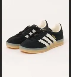 adidas GAZELLE INDOOR W/ブラック/ホワイト スニーカー