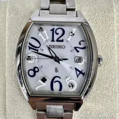 【稼働品】SEIKO ルキア ソーラー クローバー ブルー デイト レディースのサムネイル
