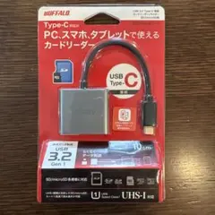 BUFFALO USB Type-C カードリーダー BSCR110U3Cのサムネイル