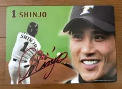 北海道日本ハムファイターズ 新庄剛志 下敷き 背番号1