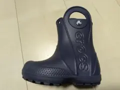 【新品】Crocs 長靴 ネイビー C6
