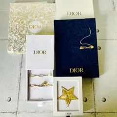 DIOR ノベルティ 4点セット チャーム ピンバッジ ノート 未使用