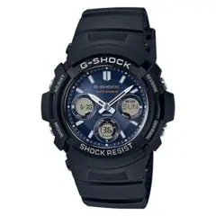 カシオ G-SHOCK AWG-M100SB-2AJF ソーラー 電波 アナデジ
