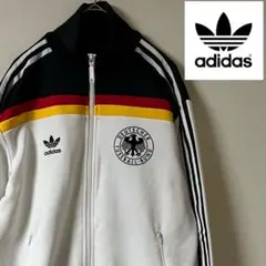 Y2K adidas（アディダス）ドイツ代表 トラックジャケット/M/ホワイト
