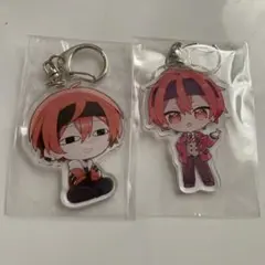 ちょこらび アクリルキーホルダー 2個セット まいたけ