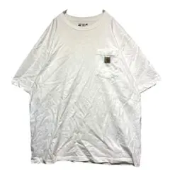 CARHARTT カーハート ワンポイントポケットTシャツ XL LL ホワイトのサムネイル
