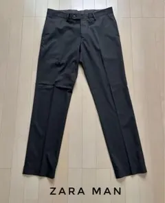 ZARA MAN スラックス 31 ブラック センタープレス - メルカリ