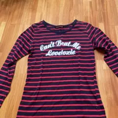 lovetoxic ストライプ 長袖カットソー M