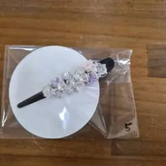 フラワーデザイン ヘアクリップ 約8cm