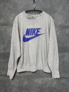 希少XXL】NIKE 刺繍ロゴ スウェット ネオンイエローグリーン リバース