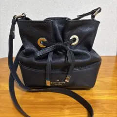 ✦︎kate spade✦︎巾着型 ショルダーバッグ 黒のサムネイル