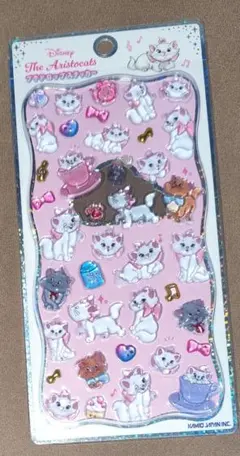 正規品 ディズニー マリーちゃん プチドロップステッカー ドロップシール