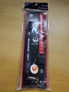 JAL 日本航空　BOEING 787 DREAM LINER ネックストラップのサムネイル