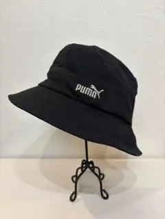 PUMA プーマ バケットハット ブラック 黒 刺繍 帽子 メンズ レディース