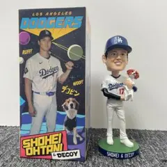 【9/21 入場者限定Tシャツ付】大谷翔平 ＆ デコピン ボブルヘッド MLB 大谷翔平 ドジャース ボブルヘッド フィギュア 【球場配布
