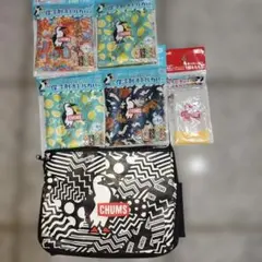 CHUMS　チャムス　保冷ボトルカバー & &BIGスクエアポーチ&マルチケースのサムネイル