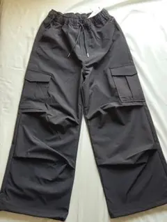 WEGO wego イージーパラシュートカーゴパンツ ブラック XS