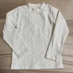 petit main アイボリー 長袖カットソー