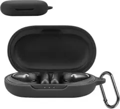Soundcore AeroFit用ケース ブラック シリコン カラビナ付き