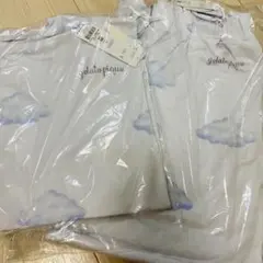 【週末限定値引中】新品　ジェラートピケ　モチーフ3柄Tシャツ&ロングパンツのサムネイル